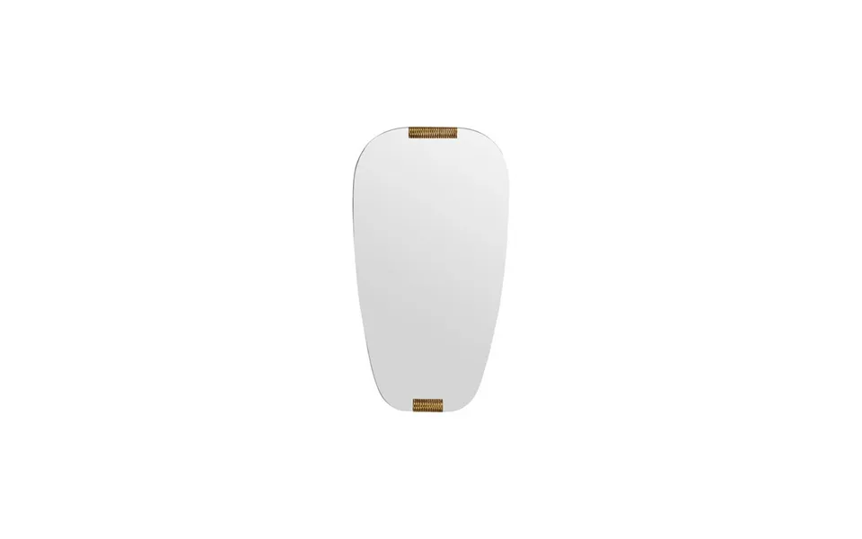 House Doctor - Hdclips Wall Mirror, 58 X 32 Cm, Gold Details
