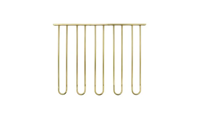 House Doctor - Hdstilio Wine Glass Holder, Antique Gold, 40 X 30 Cm