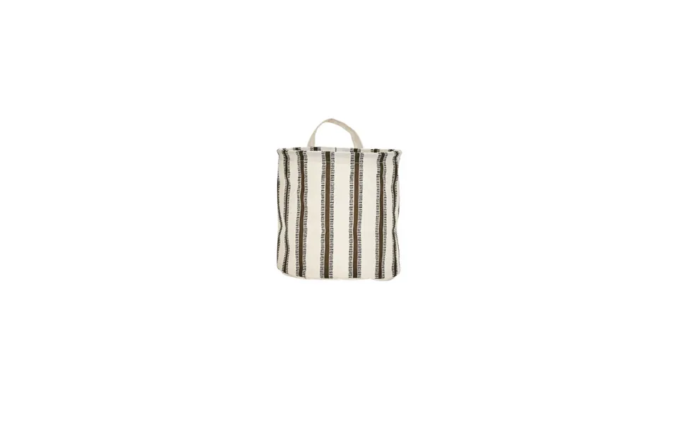 House Doctor - Hdvibes Storage Basket, White Brown, 20x20 Cm