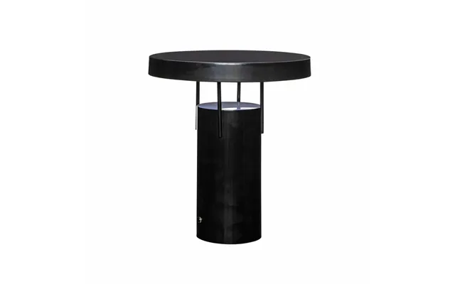 Hübsch - Bringme Led Rechargeable Table Lamp, Glossy Black, 28 Cm
