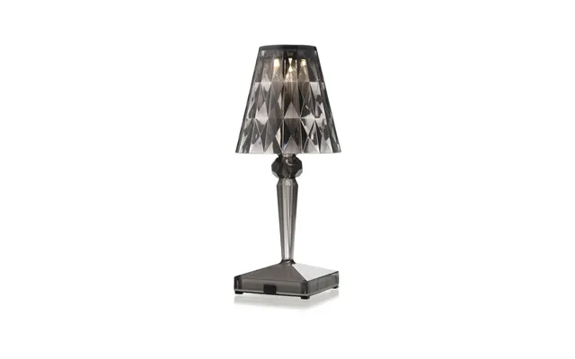 Kartell - Battery Portable Table Lamp Ip54 Smoke