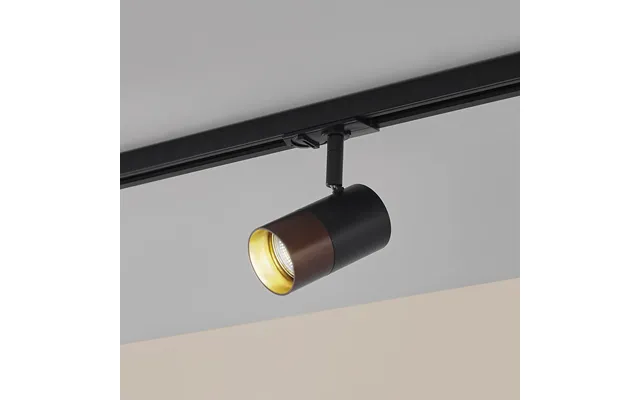Linaro Track Gu10 Black Brown - Lindby