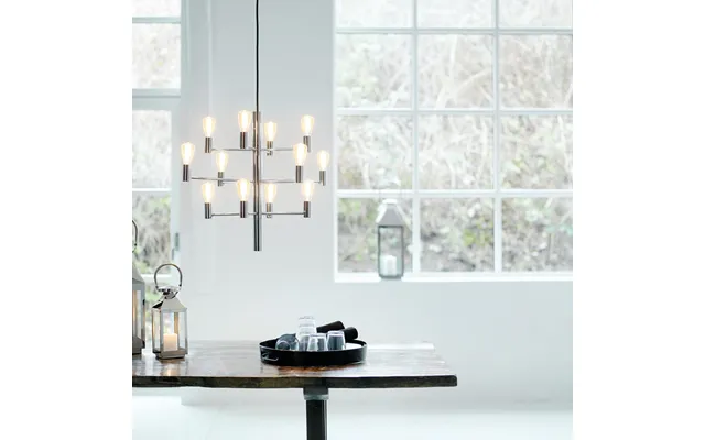 Manola 12 Chandelier Chrome - Herstal