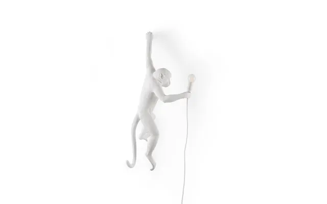 Monkey Hanging Wall Lamp Left White Monkey Lamp Seletti - Living Room product image