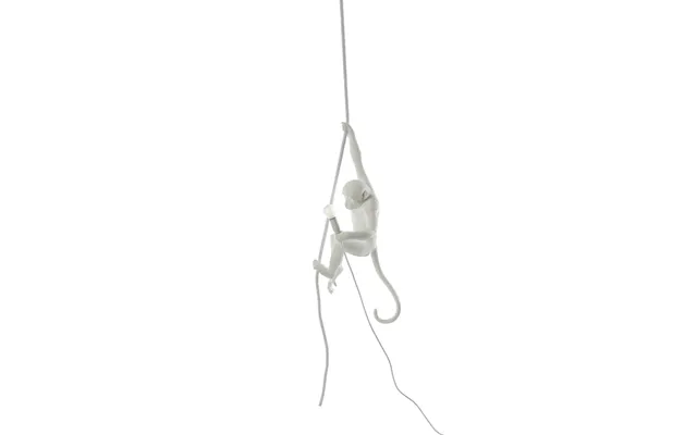 Monkey With Rope Pendant White Monkey Lamp Seletti - Living Room product image