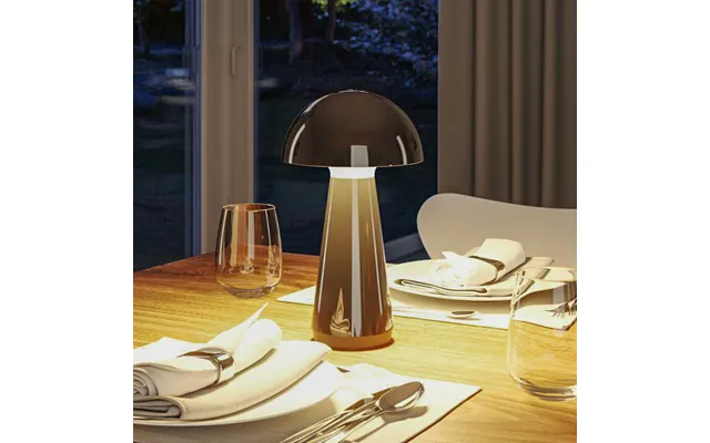 Onzo Portable Table Lamp 3-step-dim Ip44 2700k Black Paulmann - Living Room