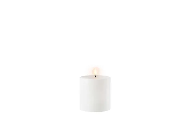Outdoor Pillar Candle Led 8,4x10 Cm White - Uyuni Lighting