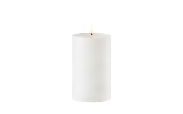 Outdoor Pillar Candle Led 8,4x15 Cm White - Uyuni Lighting