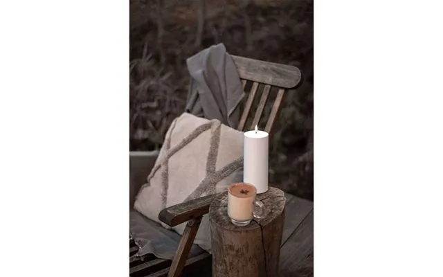 Outdoor Pillar Candle Led 8,4x20 Cm White - Uyuni Lighting