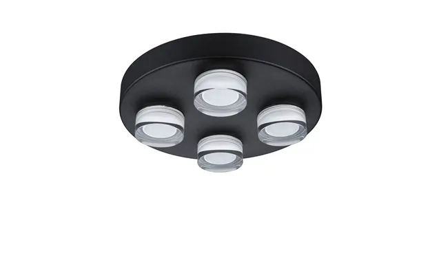 Paulmann - Kame 4 Wall Light Ceiling Light Ip44 Black