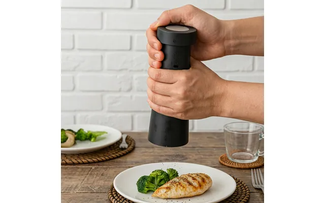 Pepper Led Pepper Shaker, Dark Grey, Rechargeable Battery, Ip44 Lucande - Dining Room