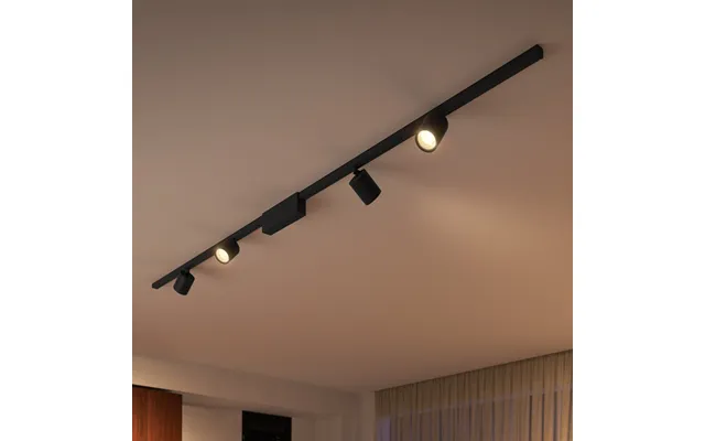Perifo Track Lighting System 4x Spots Black - Philips Hue