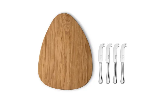 Robert Welch Radford Bright Cheese Serving Set With 32cm Pebble Board