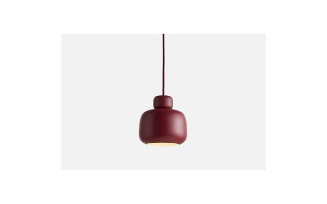 Stone Pendant Small Deep Red Woud - Kitchen