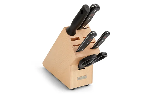 Wüsthof Gourmet 6 Piece Black Knife Block 1095070607