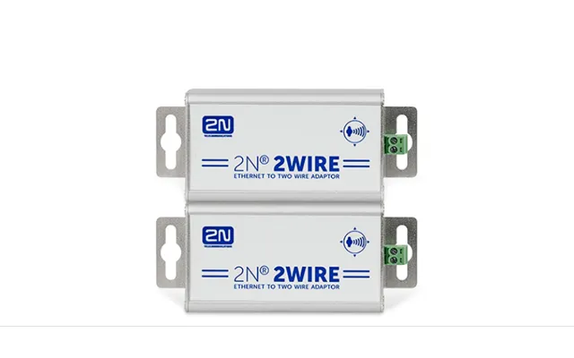 2n 2wire-set Of 2 Adaptors Signal Converter Aluminium. Metallic