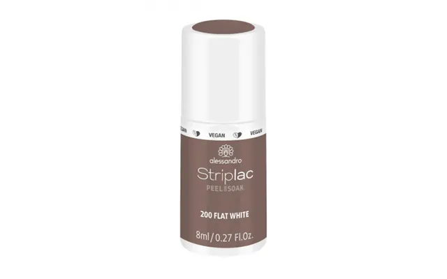 Alessandro Striplac Peel Or Soak 200 Flat White