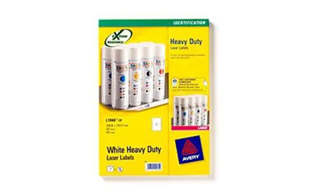Avery Heavy Duty Laser Labels White