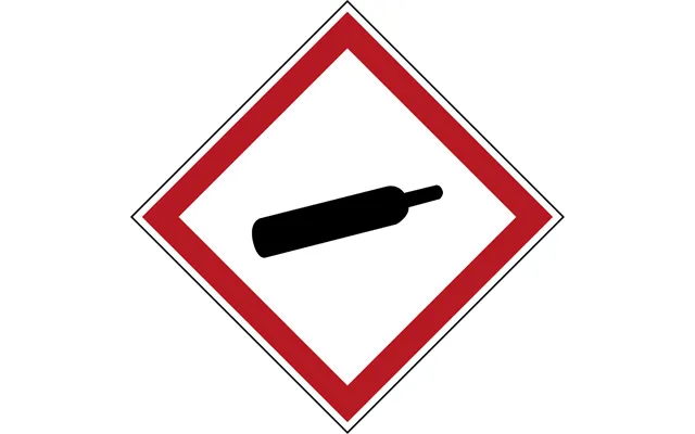 Brady Ghs Symbol - Compressed Gas 4 Pcs