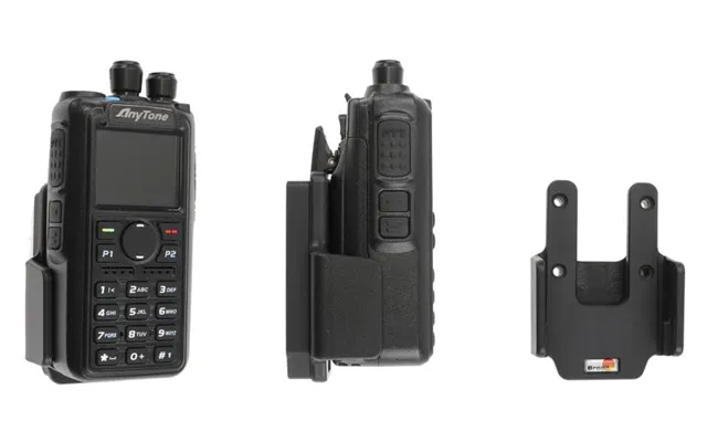 Brodit 710184 Holder Passive Holder Two-way Radio Black