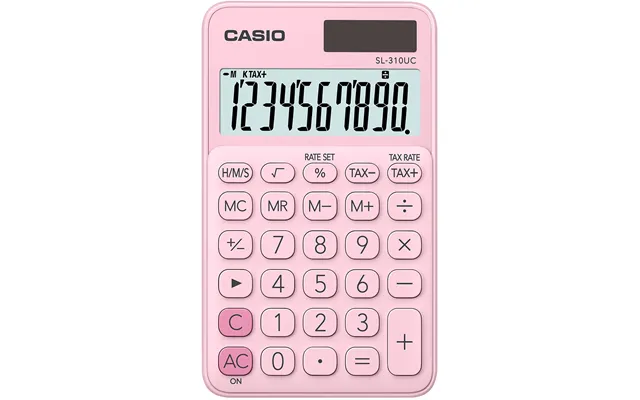 Casio Sl-310uc-pk Calculator Pocket Basic Pink