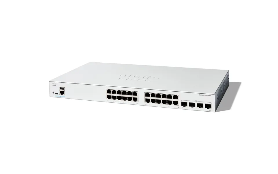 Cisco Catalyst 1200-24t-4g Smart Switch. 24 Port Ge. 4x1ge Sfp