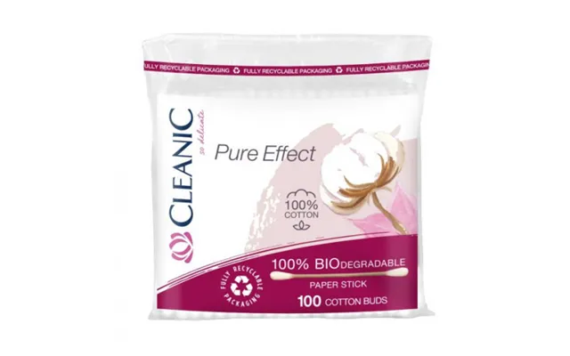 Cleanic Pure Effect Cotton Buds 100 Pcs.