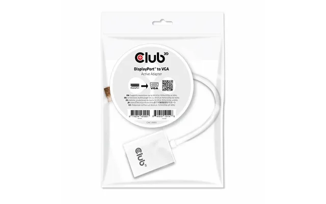 Club3d Displayport To Vga Active Adapter