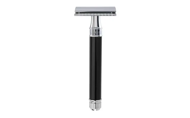 Edwin Jagger Long Chrome Lined De Safety Razor Black