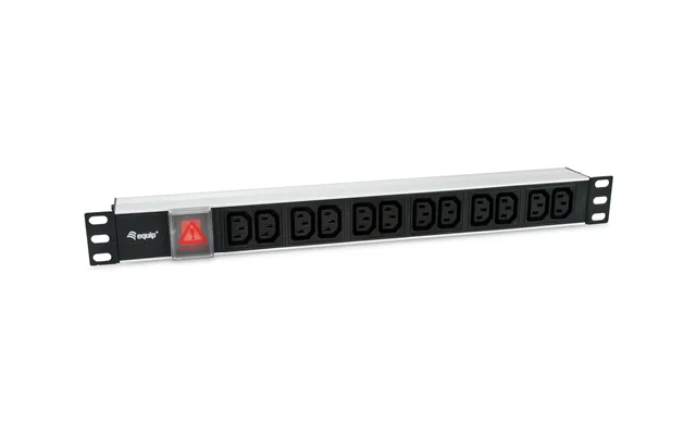 Equip 12-outlet C13 Power Distribution Unit. On Off Switch