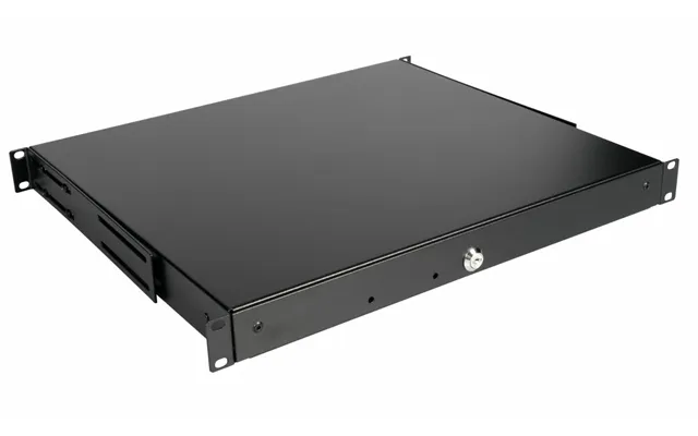 Equip Lockable Drawer 19'. 1u. Ral9005 Black