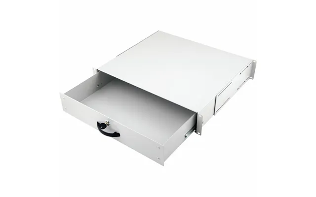 Equip Lockable Drawer 19'. 2u. Ral7035 Grey