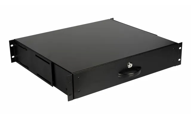 Equip Lockable Drawer 19'. 2u. Ral9005 Black