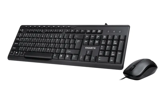 Gigabyte Km6300 Keyboard Mouse Included Usb Black