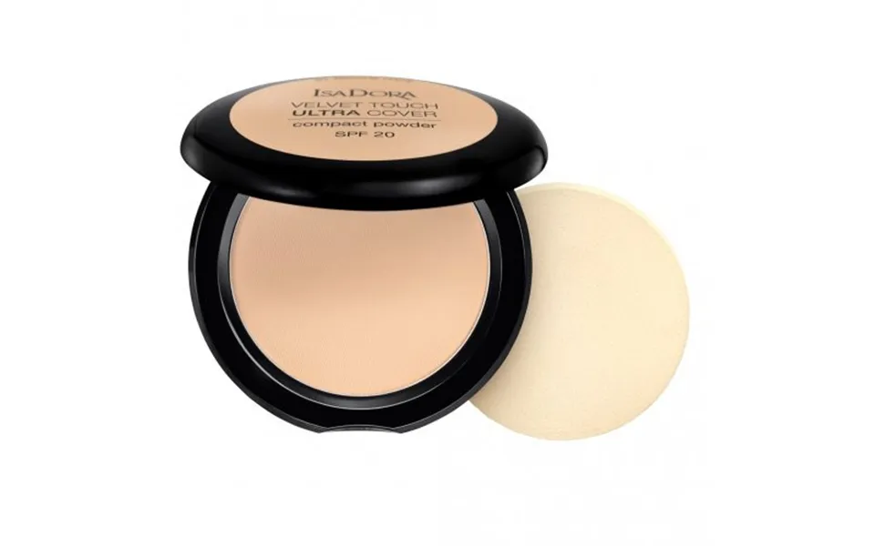 Isadora Velvet Touch Ultra Cover Compact Powder Spf20 61 Neutral Ivory