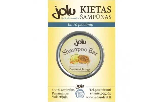 Jolu Citrina-apelsinas Kietas Amp Nas Normaliems Plaukams 10g