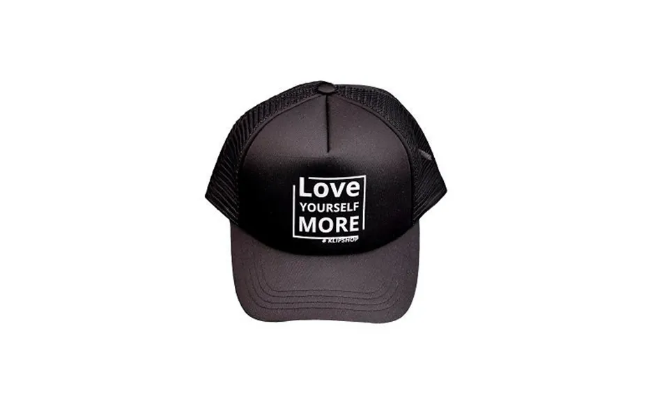Klipshop Branded Snap-on Hat - Love Yourself More Black