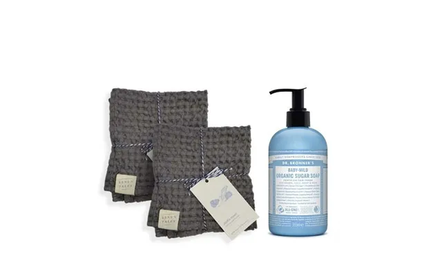 Klipshop Linen Tales Towels And Soap Gift Set Unscented product image