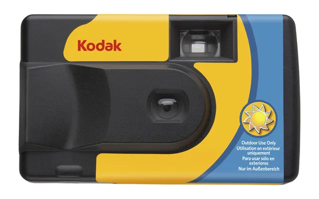 Kodak Daylight Compact Film Camera 35 Mm Black. Yellow