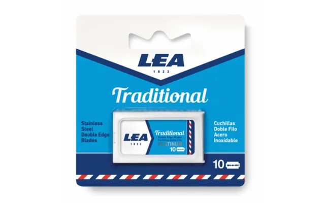 Lea Stainless Steel Double Edge Blades 10 Pcs.