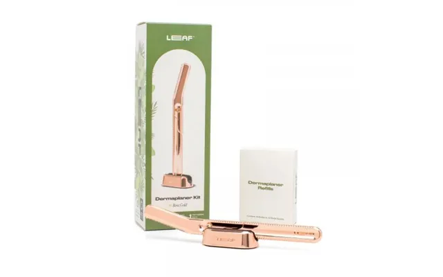 Leaf Shave Dermaplaner Kit Rose Gold