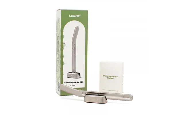 Leaf Shave Dermaplaner Kit Silver