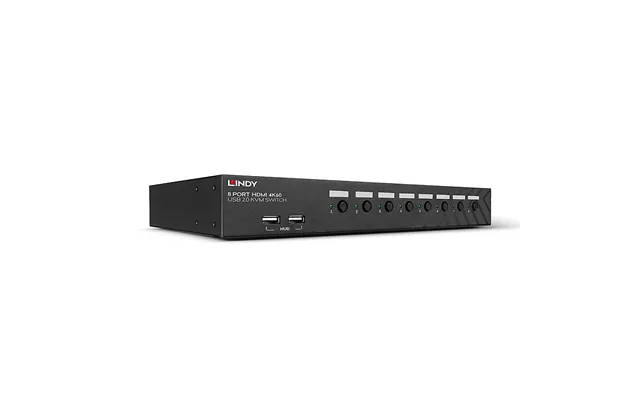 Lindy 39538 Kvm Switch Rack Mounting Black