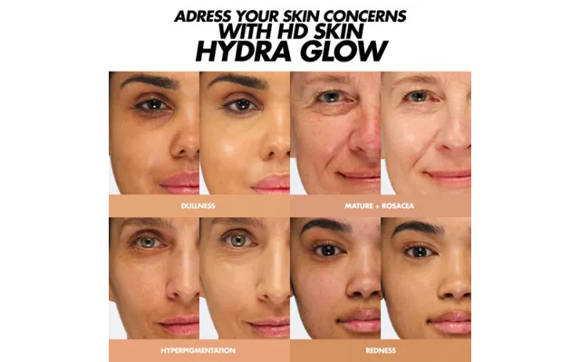 Make Up For Ever Hd Skin Hydra Glow Hydrating And Glowy Liquid Foundation 2y20- Warm Nude
