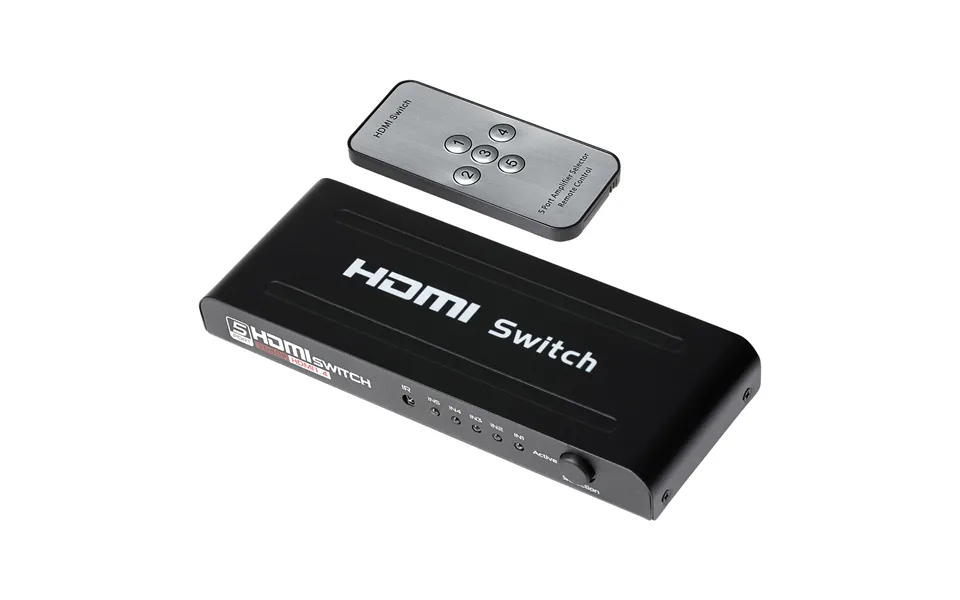 Maplin Hdmi Switch 5 Ports In 1 Port Out Ultra Hd 4k 30hz With Remote