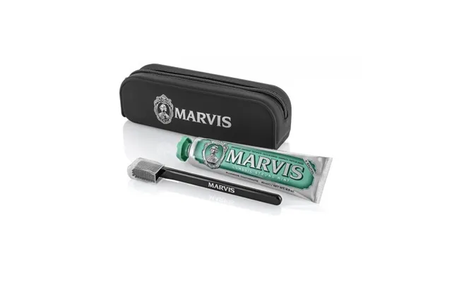 Marvis Travel Zip Bag With Toothpaste And Toothbrush