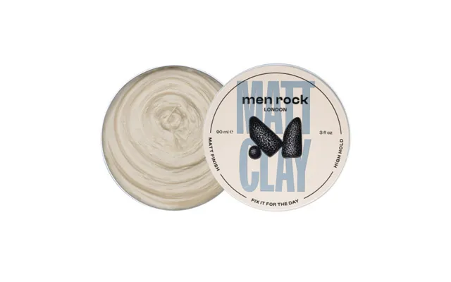 Men Rock Matt Clay High Hold - Matt Finish 90ml