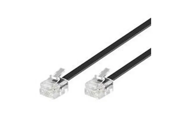 Microconnect Mpk187 Telephone Cable 3 M Black