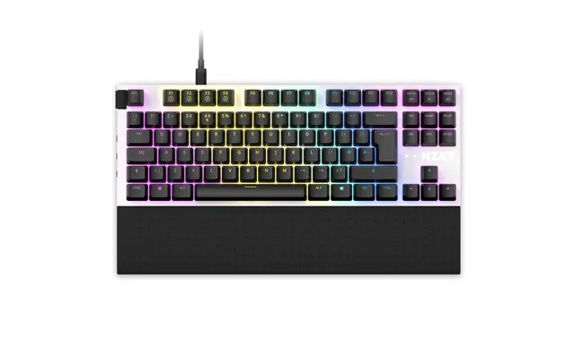 Nzxt Function Tenkeyless Keyboard Universal Usb Qwerty Uk English Whit
