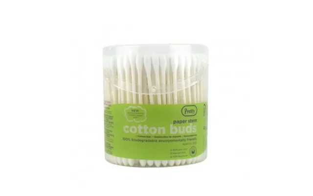 Pretty 100% Biodegradable Paper Stem Cotton Buds 200 Pcs.